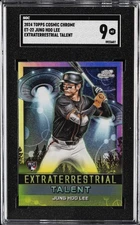2024 TOPPS COSMIC CHROME EXTRATERRESTRIAL TALENT #ET-22 JUNG HOO LEE SGC 9