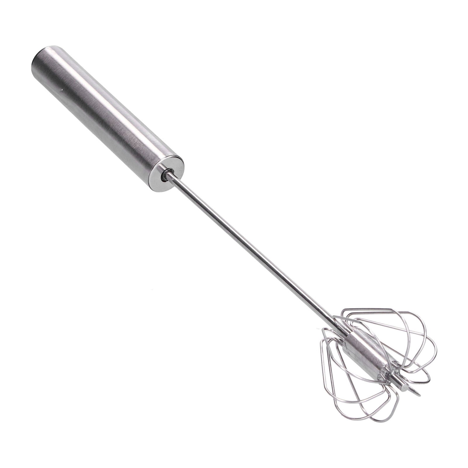 35cm Stainless Steel Egg Beater Semi Automatic Egg Beater Household Egg Mix BAJ
