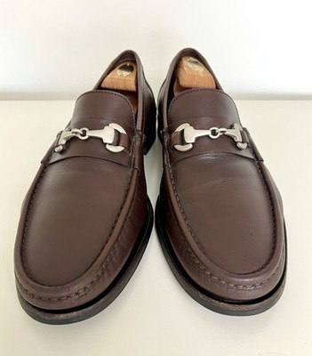 Allen Edmonds Arezzo Horsebit Loafers Brown Leather Shoes Men's Size 11 EEE