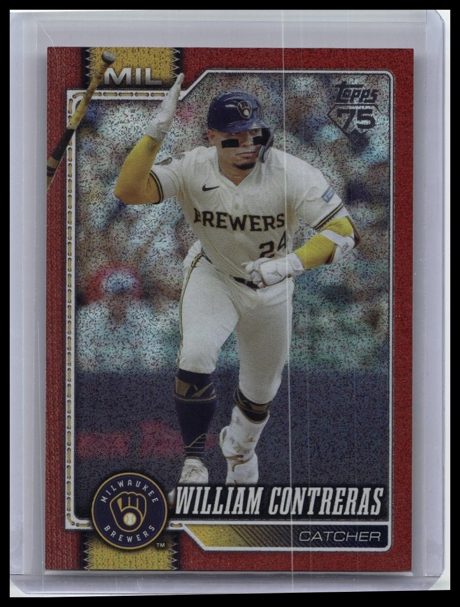 2026 Topps #192 William Contreras Red Sandglitter #/5 | eBay