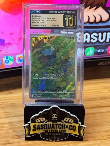 Pokémon TCG CGC Pristine 10 Bulbasaur 166/165