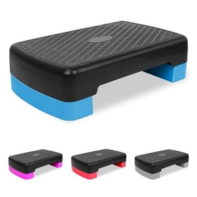 MIIUDGIG 18'' Adjustable Aerobic Step Platform, Adjustable Fitness 4-6in Exercis