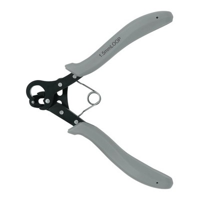 One Step Looper and Cutter Plier Tool for 18 26 Gauge Wire Carbon Steel Gery