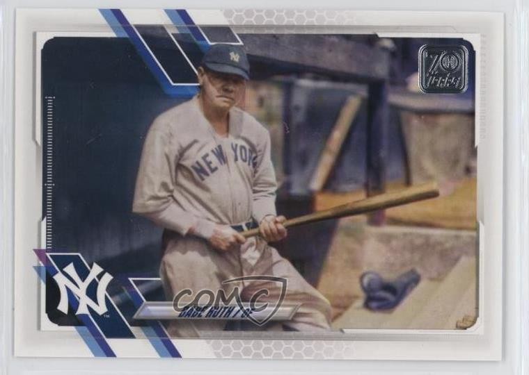 2021 Topps Legend Variation SP (Horizontal) Babe Ruth #449 HOF 09dw