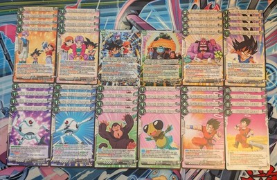 30cd Son Goku, Pan & Trunks / North Kai BT30 C WHITE cores + 1x 107 UC & 1x 108 UC