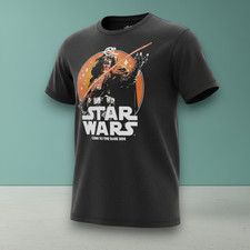 Star Wars Darth Vader Come to the Dark Side Black Graphic T-Shirt Men's Size L