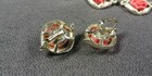 4 Sarah Coventry Necklace Bracelet Earrings Faux Coral Rose Blossom Vintage Lot — photo 4