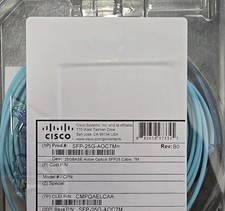 GENUINE CISCO 25G Base Active Optical SFP cable 7M SFP-25G-AOC7M NEW SHIPS FREE!