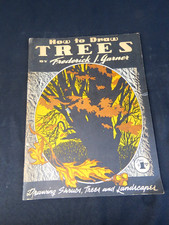 How to Draw Trees Vintage Walter Foster Art Book 1950s Frederick Garner