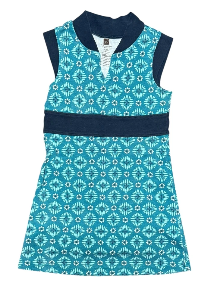 Lote de 5 Vestidos Niñas Colección Tea Talla 3 Algodón Floral Artístico Manga Larga/Corta Foto 2 de 4