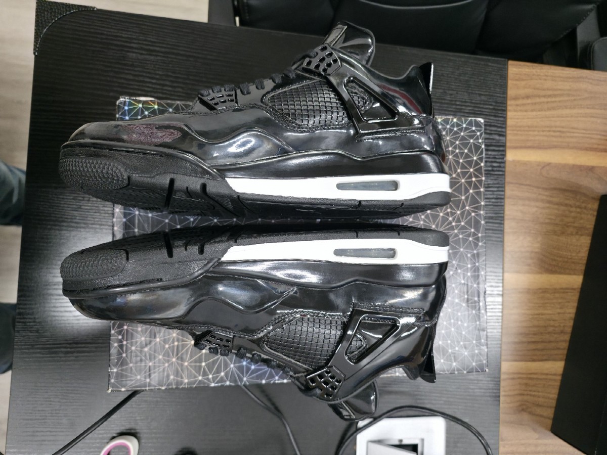 Jordan 11lab4 sz 10.5 Air Jordan 11Lab4 Black Patent Leather (Size 8  main image 4