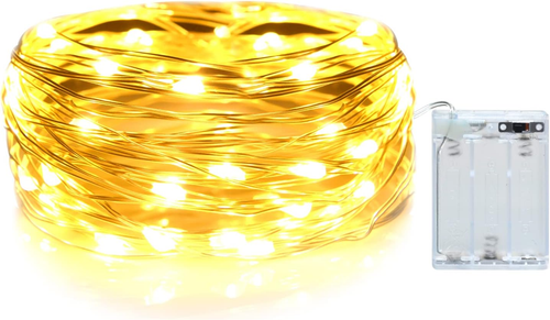 Luci A Stringa LED A Batteria Fantasee – 1,5 Mt Con 10 LED Bianco Caldo – Forma Di Giraffa Per Decorare Camerette, Feste Di Compleanno E Camere Da Letto