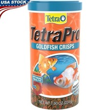 Nutritionally Balanced Goldfish Food Flakes Immune Support Cleaner Feeding 100g