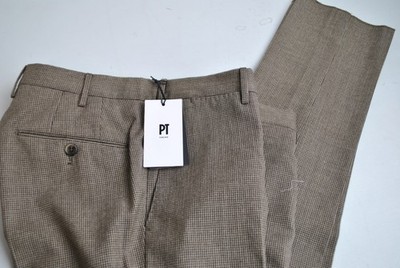 PT 01 HOSE NEU KOLL. WOLLE KARIERT GR 36-50 88 CM BUNDWEITE 287,00 G