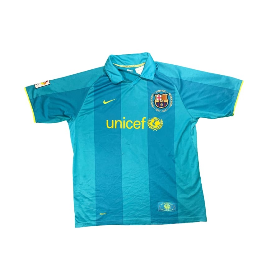 Maillot Barcelona Match Porté Vintage - Henry, Saison 2007/2008, Occasion Avec Marques D'usure