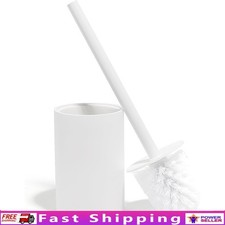 Modern Toilet Brush Holder Rustproof Durable DuraFlex Bristles Easy Cleaning New