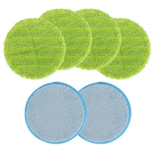 Electric Mop Pads, 6.3inch Floor Cleaning Round Spin Mop Pads for Electric Mo...