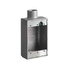 HUBBELL KILLARK FS-1 Weatherproof Box,1/2in Hub,1cu. in 4TZT5