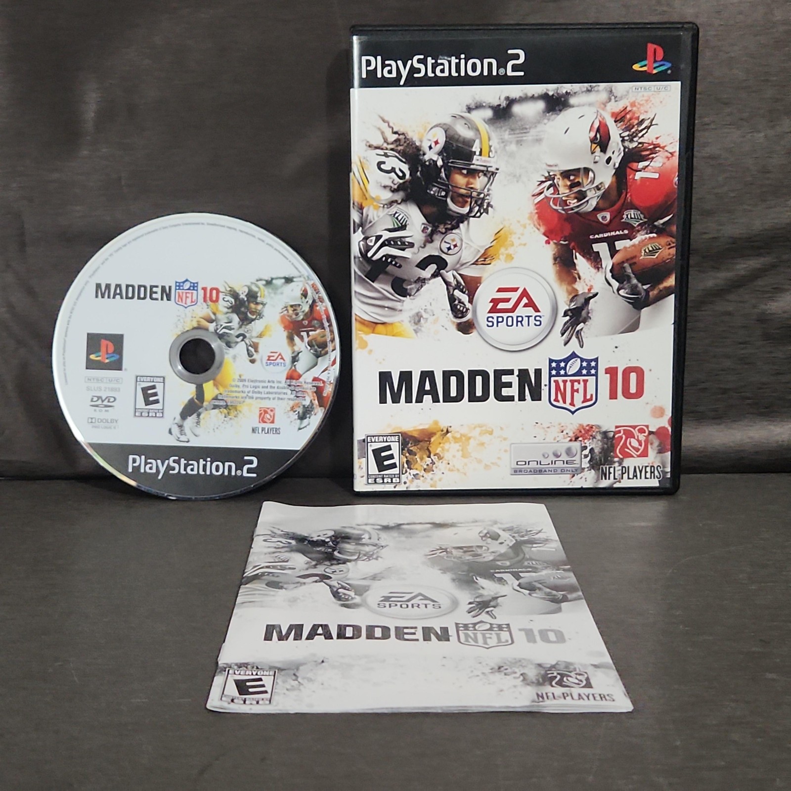 Madden NFL 10 Sony PlayStation 2 PS2 Game CIB E EA Sports NTSC Football