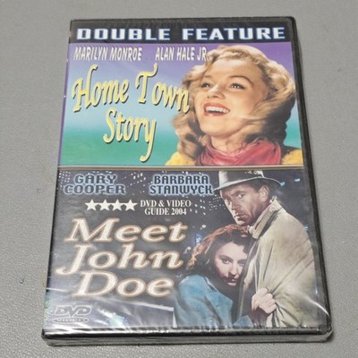 Home Town Story Marilyn Monroe Alan Hale & Meet John Doe Gary Cooper double DVD