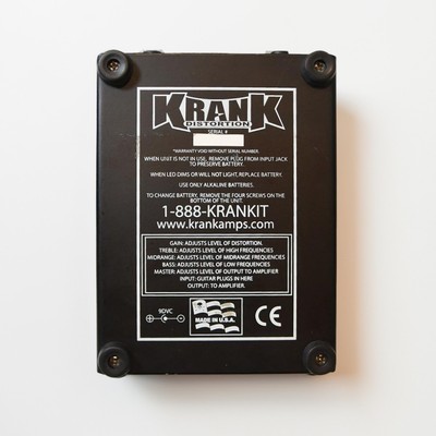 Krank Distortus Maximus Distortion Pedal Tested & Working