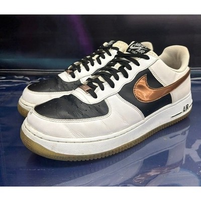 Nike Air Force 1 Low Bronze Black (2014) 488298-151 Mens sneakers size 10.5