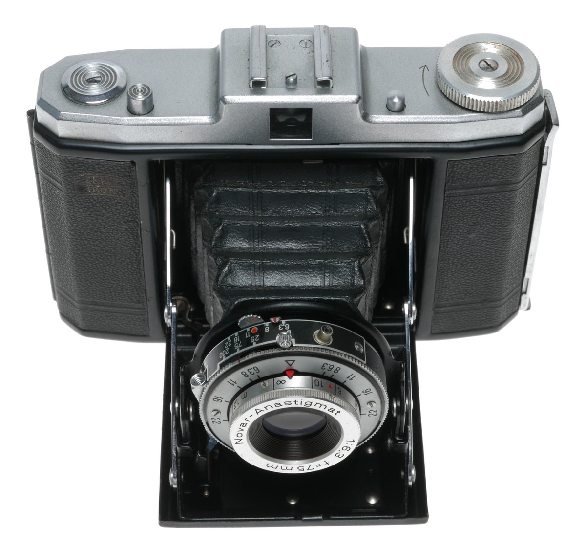 Zeiss Ikon Nettar II 517/16 Folding Camera Novar 1:6.3 f=75mm