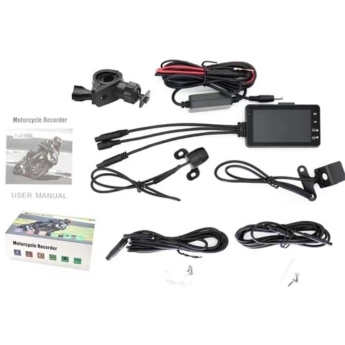 3'' 1080P Motorcycle Dash Camera Front Rear HD Waterproof DVR Recorder Night AU - Picture 4 of 10