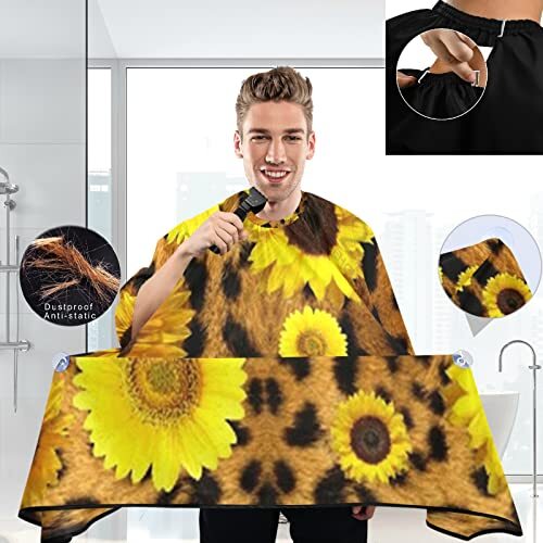 visesunny Professional Barber Cape Polyester Hair Cutting Salon Cape Multi27 - Picture 5 of 7