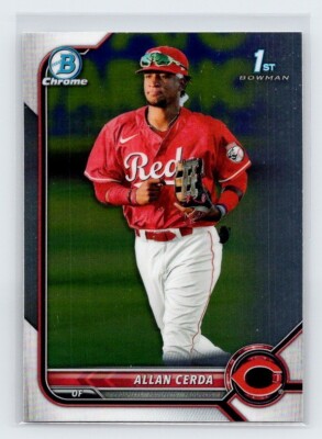 2022 Bowman - Chrome Prospects Allan Cerda #BCP-142 Cincinnati Reds