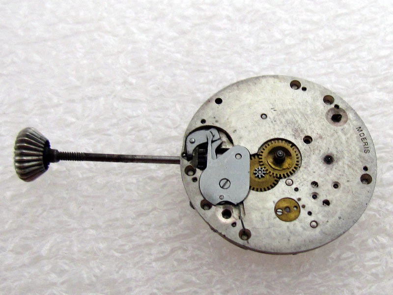 Union Horlogere & Moeris Vintage Relógio de Bolso Suíço para Reparo e Peça de Reposição - Imagem 4 de 4