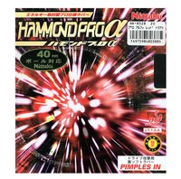Nittaku Hammond Pro Table Tennis Rubber / Black Red (1.9 2.3mm) Pimples In Nittaku Hammond Pro Table Tennis Rubber / Black Red (1.9 2.3mm) Pimples In