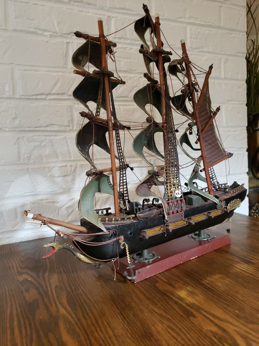 アンティーク模型船 FRAGATA ESPAOLA AO 1780 スペイン帆船 Vintage Model Ship Fragata Espanola 1780 Spanish War Ship 20