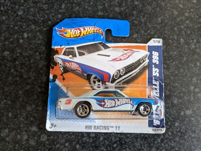Hot Wheels 2011 HW Racing 1:64 Die-Cast Car - 1967 Chevelle SS 396 (Black) - View #6