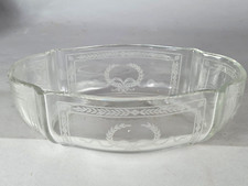 Antico Centro Tavola Cristallo Decorazione Intagliato Alla Ruota XIX Secolo