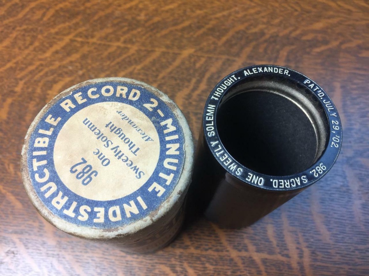 Oxford Two Minute Cylinder Record No. 982 
