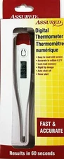 LCD Fever Alert Assured Digital Thermometer Adult Child Baby Temperature Medical