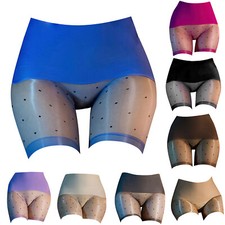 Womens Shorts Sheer Boxer Swimsuit Brief Swim Lingerie Bottom Panties Knickers