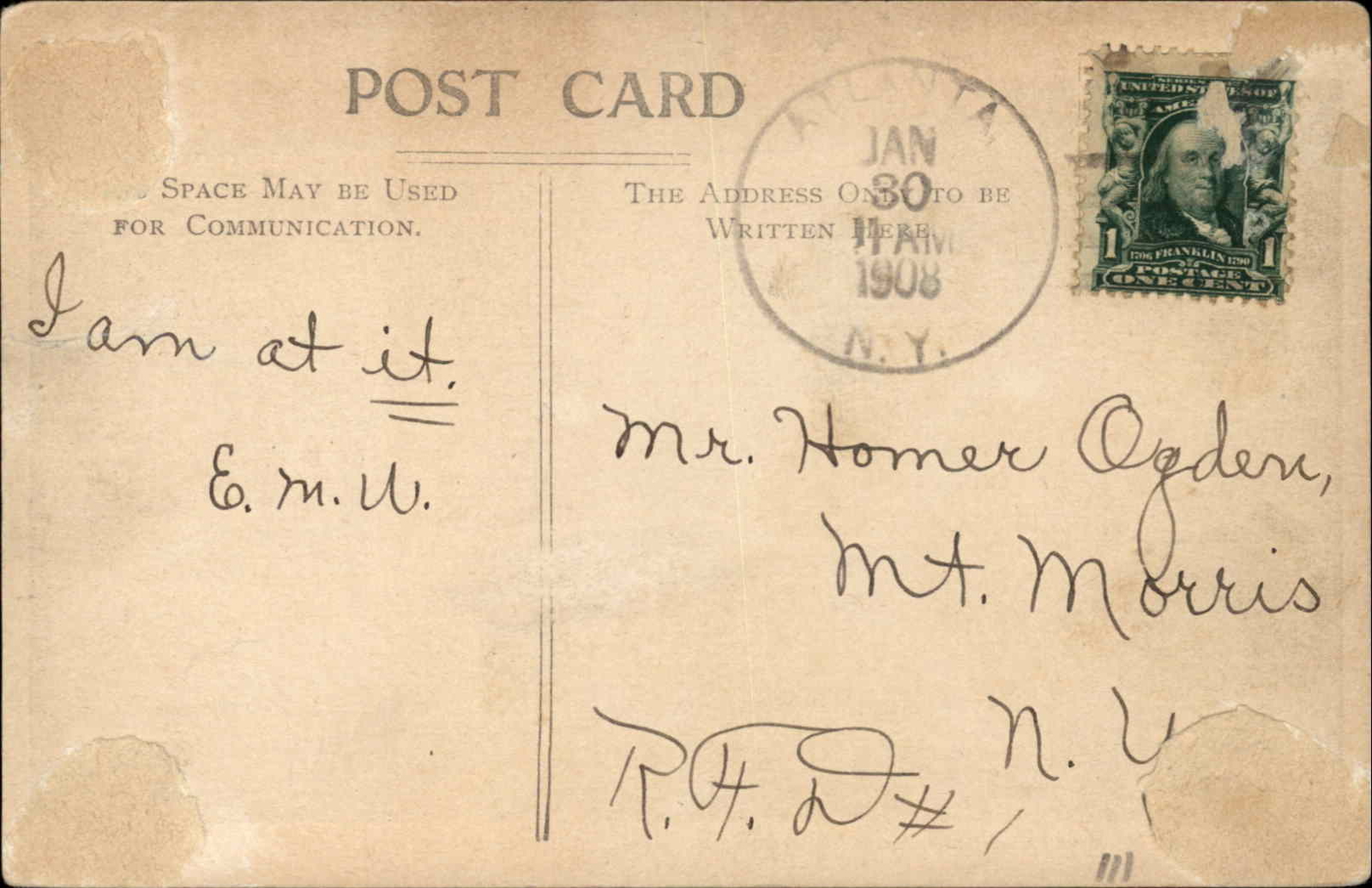 North Cohocton NY New York Depot St. c1910 Postcard eBay