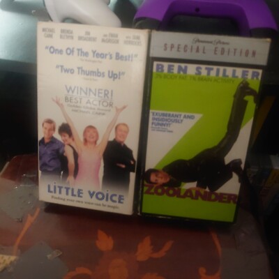 Zoolander SPECIAL EDITION + Little Voice - Ben Stiller  - 2 NTSC VHS COLLECTION 