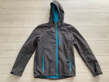 Killtec Womens Grey Rain Jacket Coat Level 3 Water Resistant Wind Proof Small S