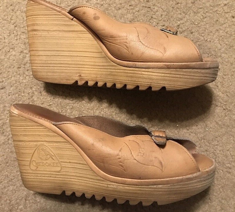 Cherokee Platforms!  Blast from the past SIZE 9