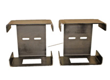 Pair Steel 4 Tail Brake Light Guard Square Box Trailer Truck Over 80 Weld On