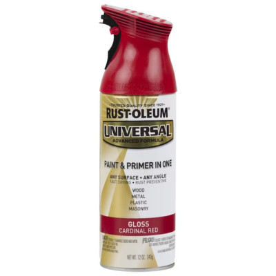 RUST-OLEUM 245211 GLOSS CARDINAL RED-PAINT & PRIMER 12OZ-6PK