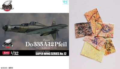 Zoukei-Mura / DORNIER DO 335 A-12 PFEIL + 6 Gefechtskarten im Maßstab 1:32