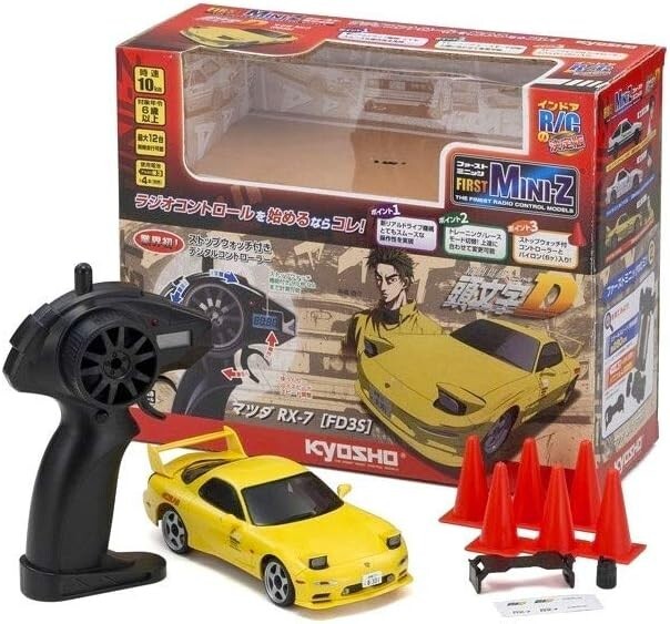 KYOSHO First MINI-Z RC car RTR Set INITIAL-D MAZDA RX-7 FD3S Japan OFFICIAL