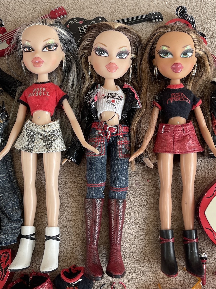 Bratz Doll Rock Angelz Original Release Jade, Cloe Yasmin Set