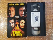 Time Lapse (VHS) Roy Scheider- Henry Rollins- Dina Meyer- Thriller- RARE OOP 