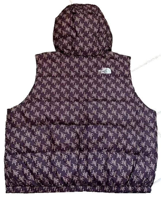 Colete feminino The North Face XS hidrenalita marrom carvão esgotado jaqueta casaco - Imagem 4 de 4