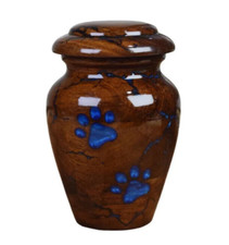 Wooden Urn For Dog Ashes, Cremation Urn For Pets Ashes, Memorial Dog Urn